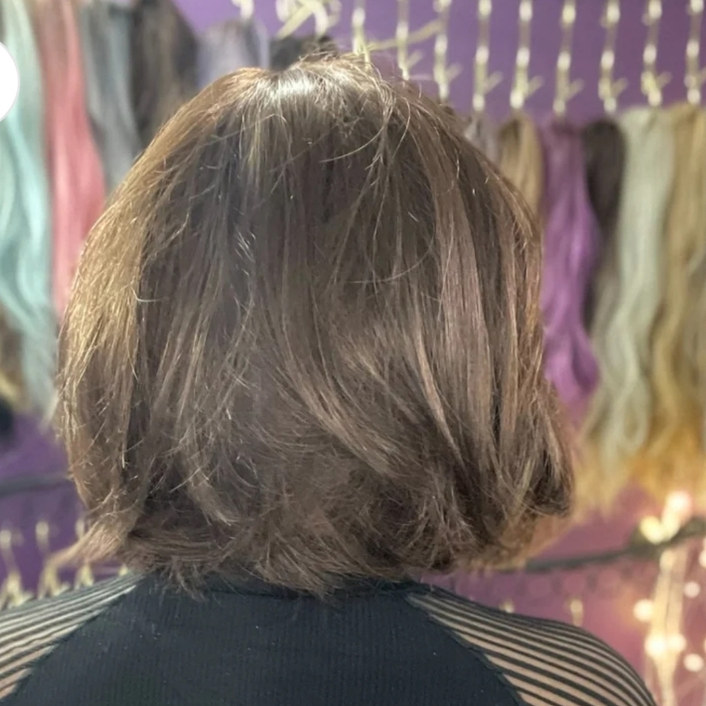 Full Monofillment Wig Walnut Brown